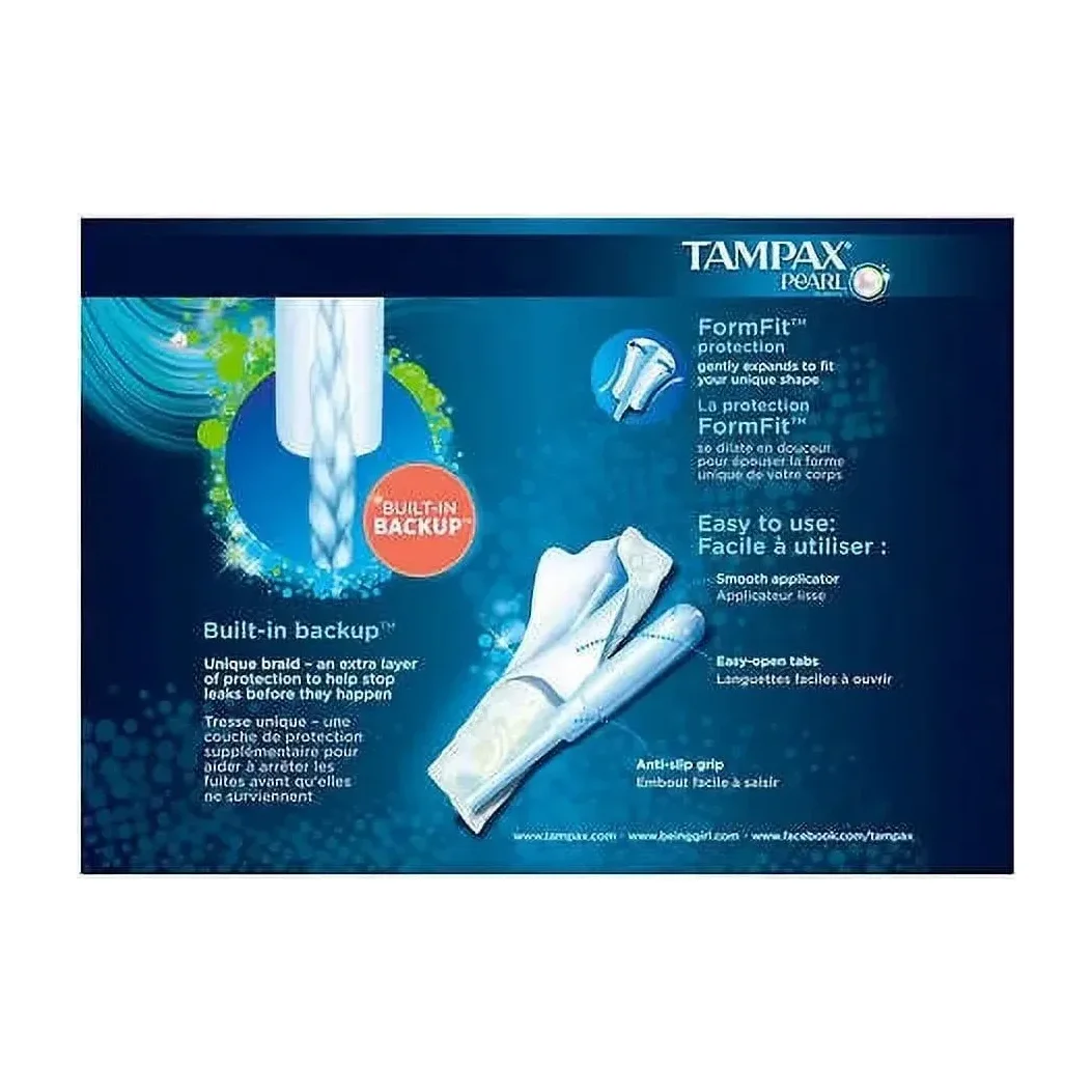 Super Tampons in Kenya - Tampax Pearl Super, 96 Count
