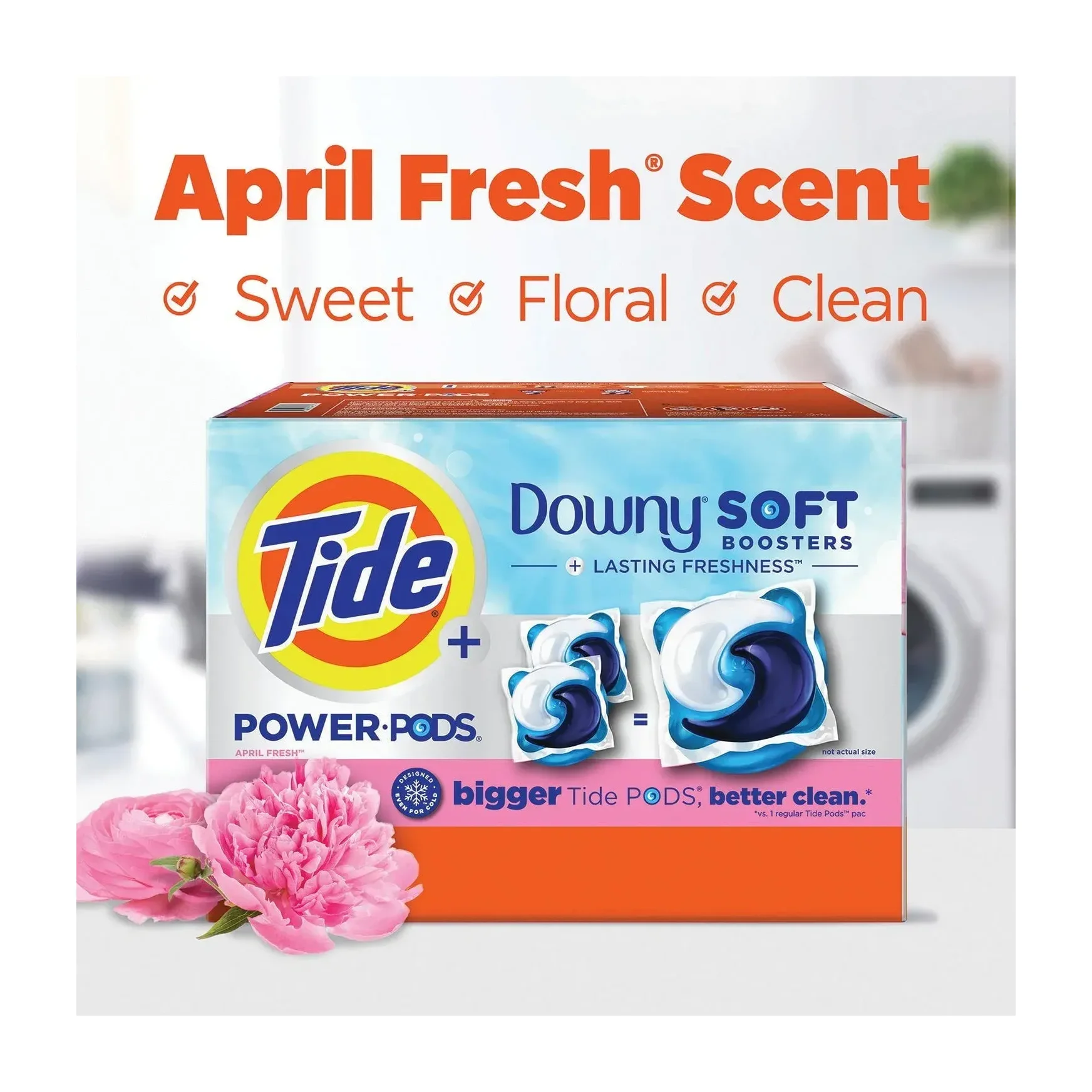 Tide PODS with Downy Soft Boosters, April Fresh Scent
