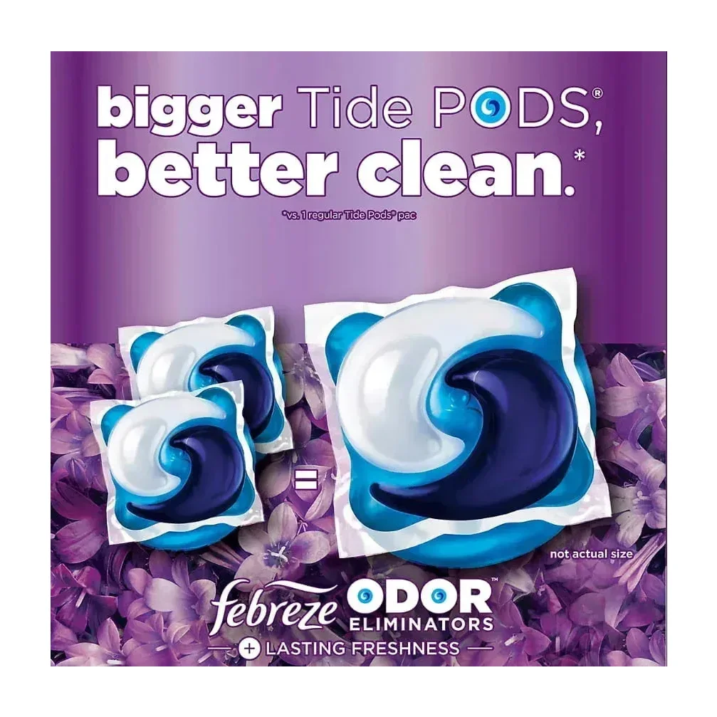 Tide PODS with Febreze Odor Eliminator Detergent