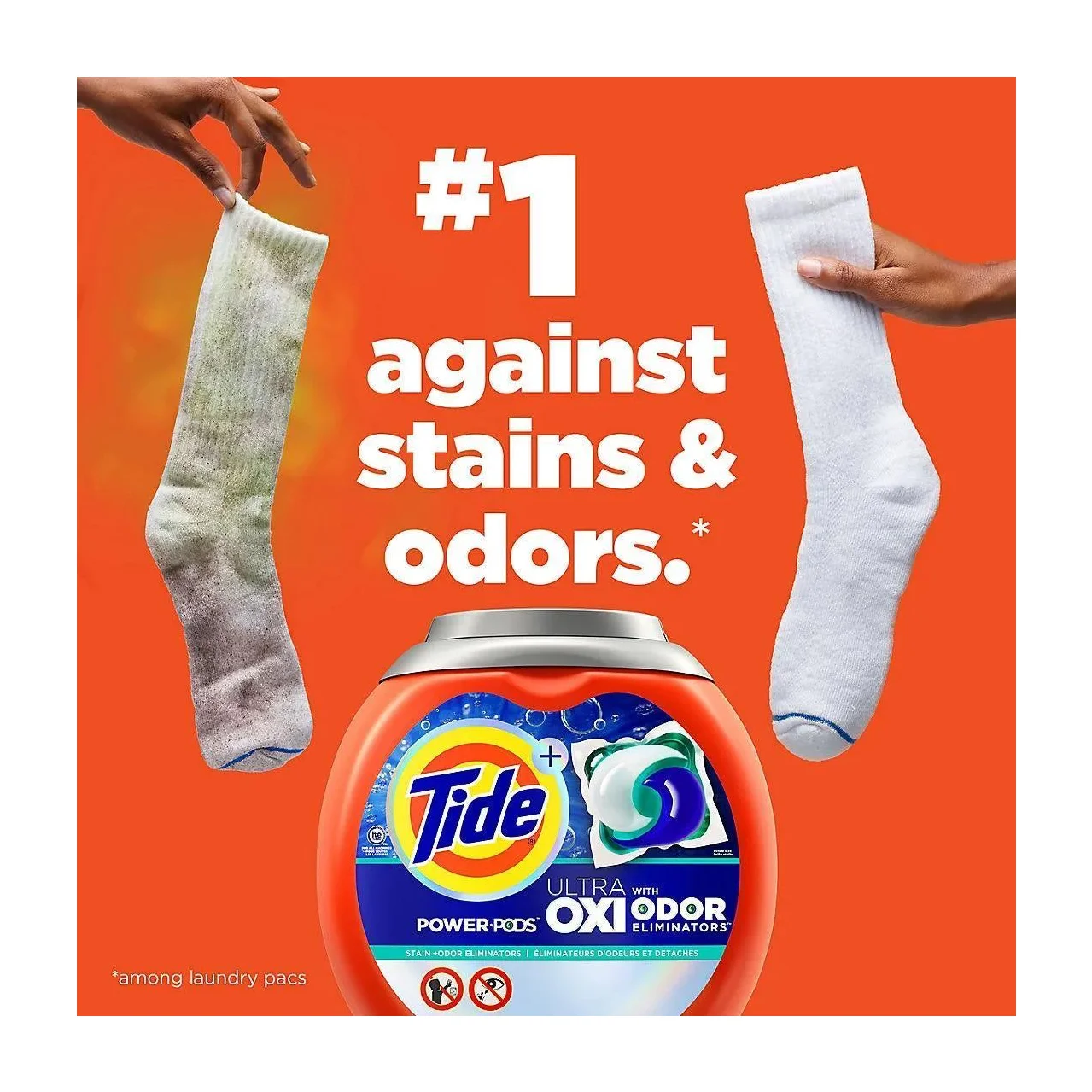Laundry Detergent Pacs in Kenya - Tide Power PODS Ultra OXI, 72 ct