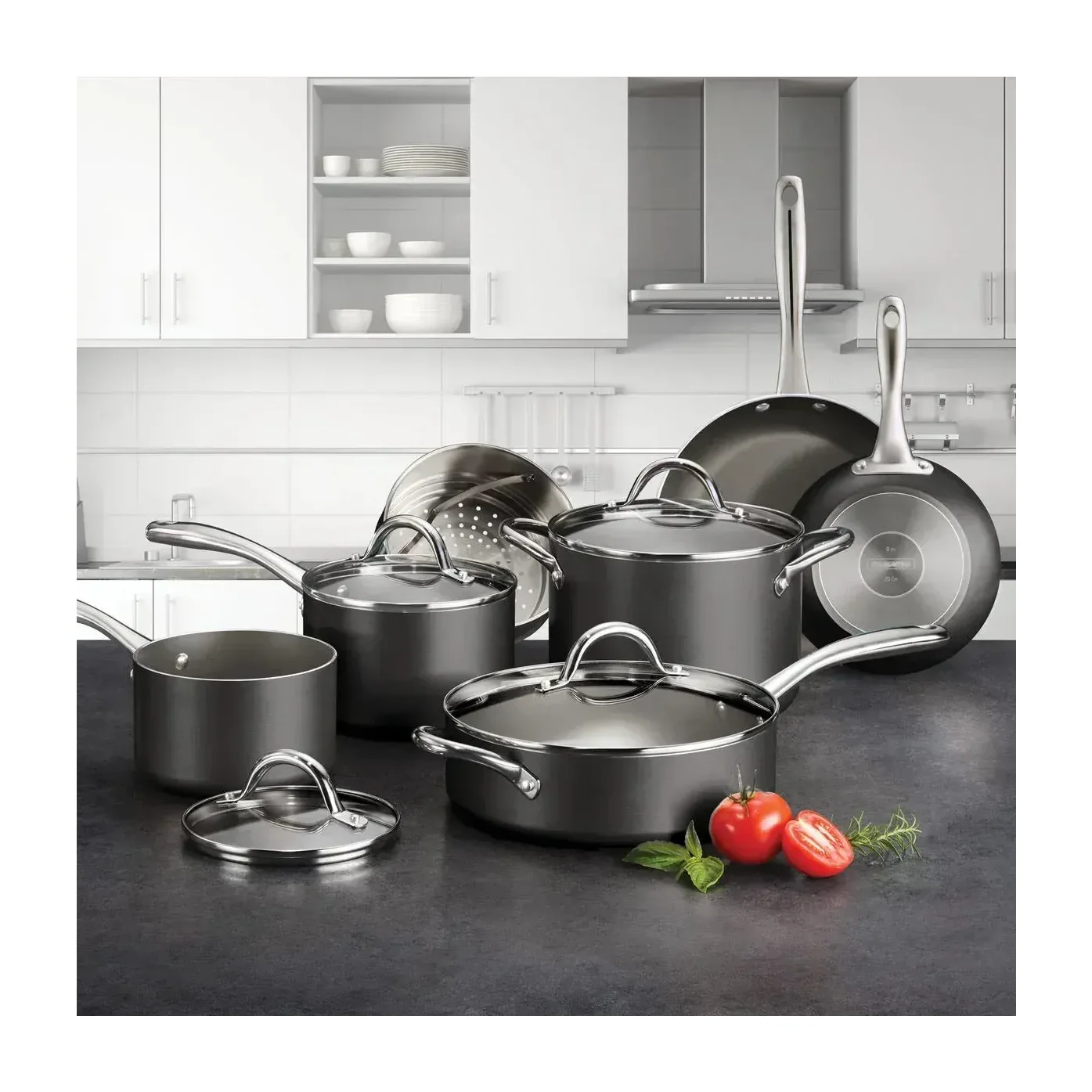 Tramontina 11-Piece Nonstick Cookware Set, Copper