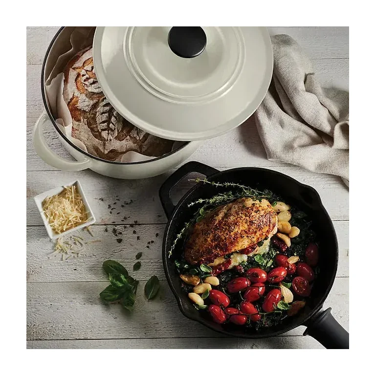 Tramontina 3-Piece Cast Iron Cookware Set, Blue