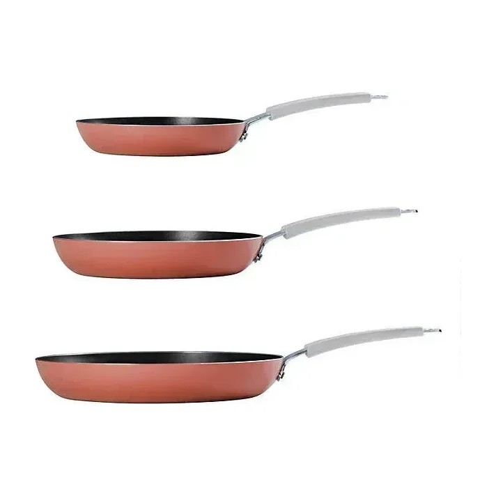 Tramontina 3-Pack Fry Pans, Persimmon