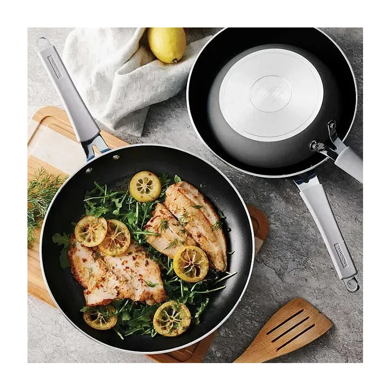 Tramontina 3-Pack Fry Pans, White