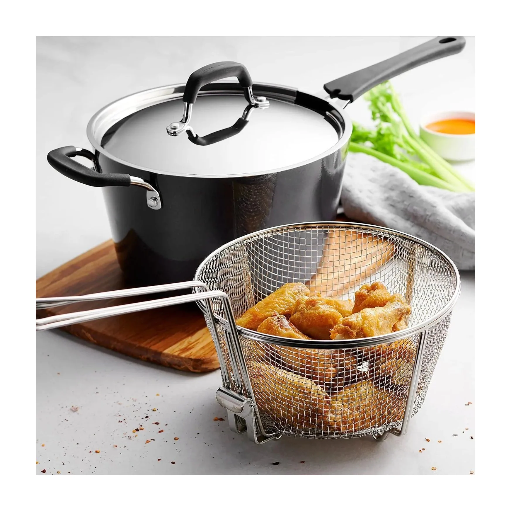 Deep Fryer in Kenya - Tramontina Nonstick with Helper Handle