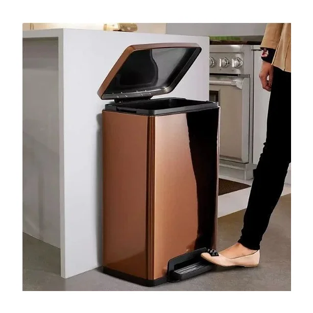 Tramontina Stainless Steel Step Trash Can in Kenya - 13 Gallon