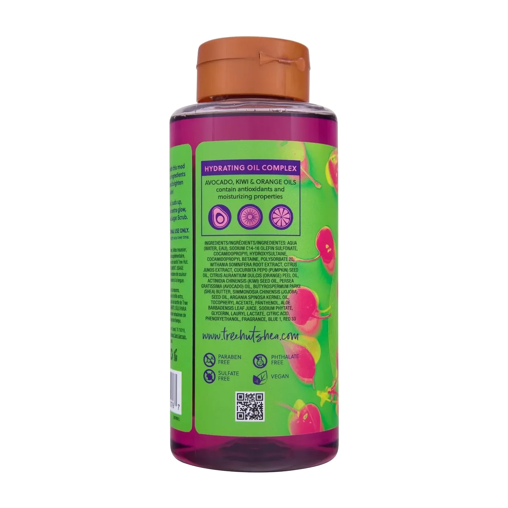 Tree Hut Cherry Rave Foaming Body Wash