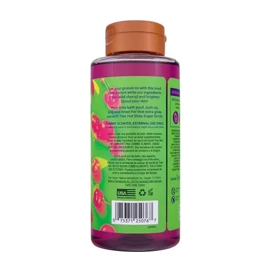 Tree Hut Cherry Rave Foaming Body Wash