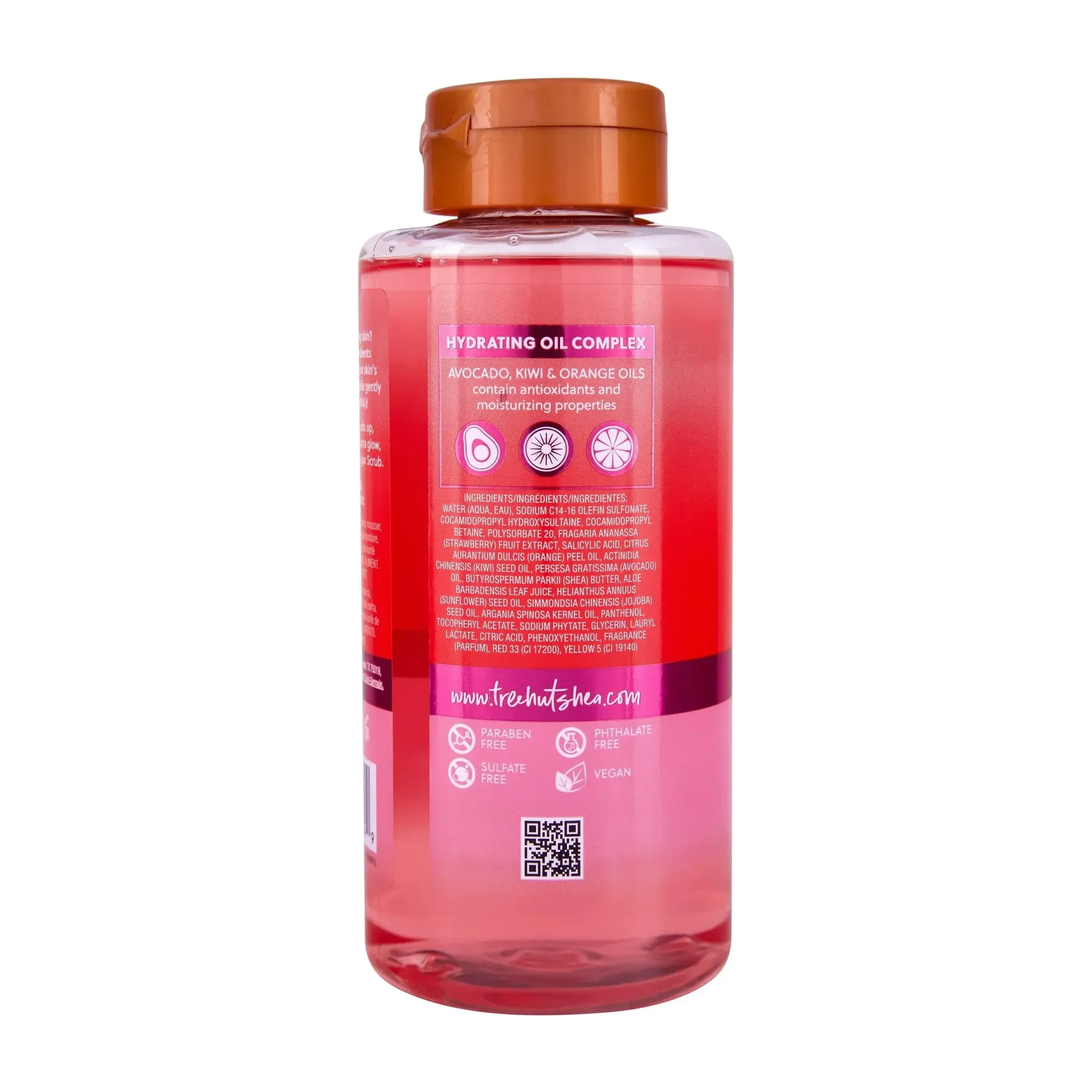 Tree Hut Strawberry Foaming Gel Body Wash (2 pack)