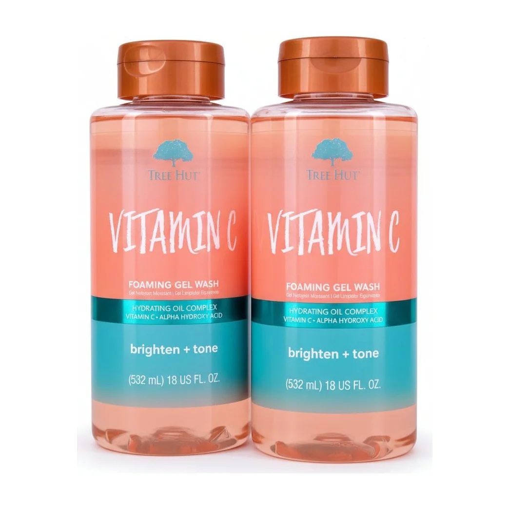 Tree Hut Vitamin C Foaming Gel Body Wash (2 pack)