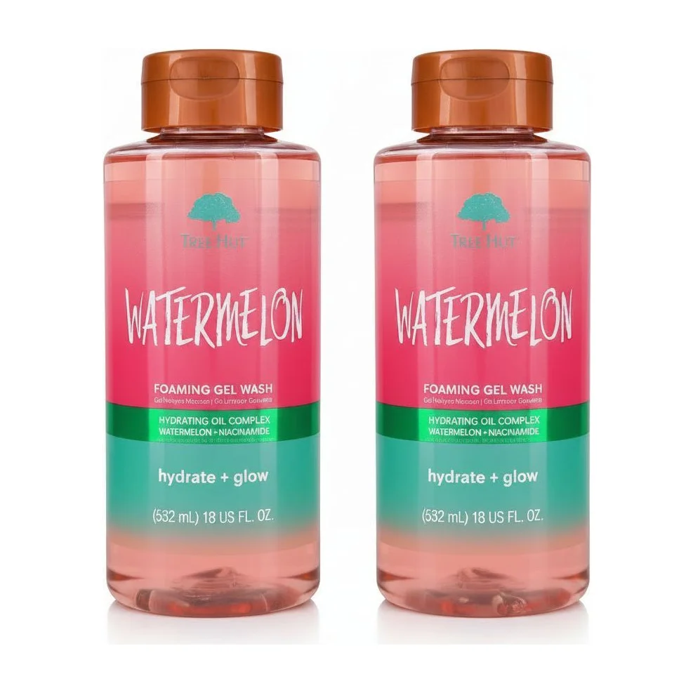 Tree Hut Watermelon Foaming Body Wash (2 Pack)