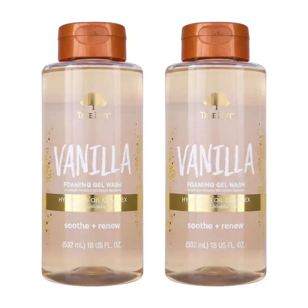 Tree Hut Vanilla Foaming Body Wash,(2 Pack)