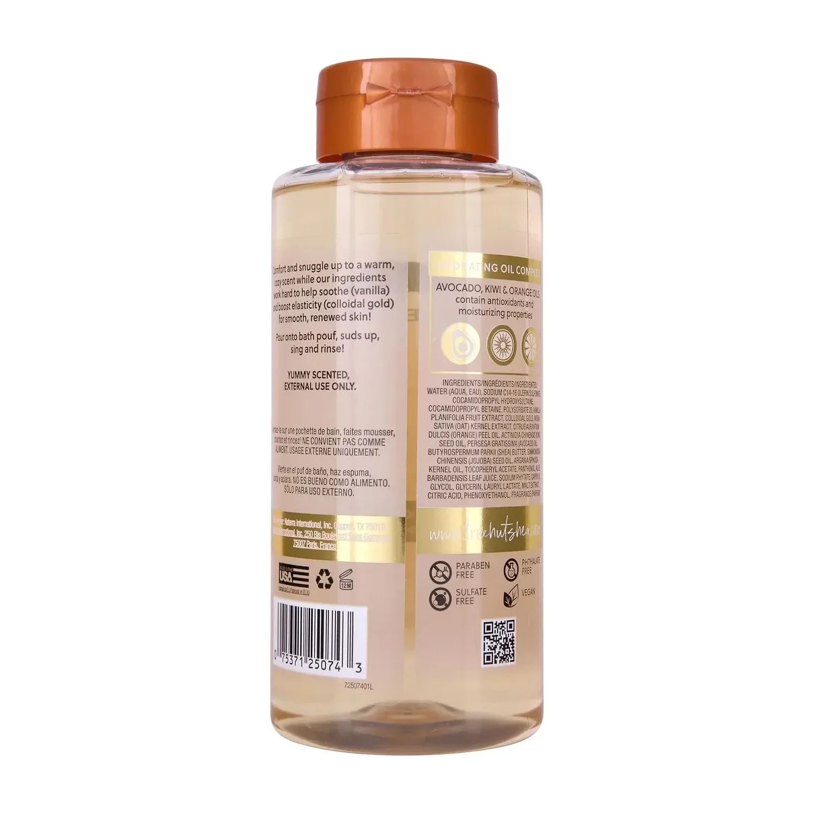 Tree Hut Vanilla Foaming Body Wash,(2 Pack)