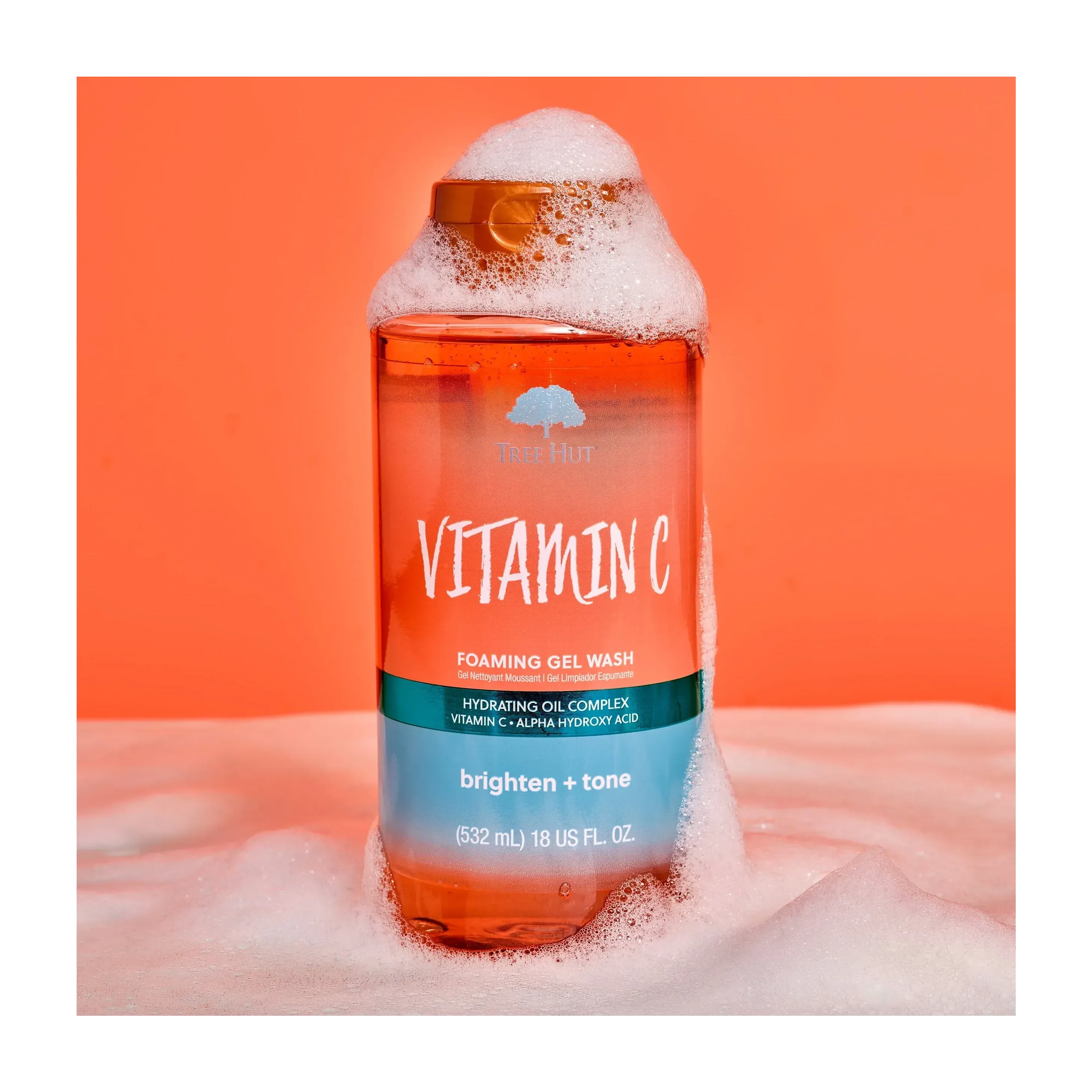 Tree Hut Vitamin C Foaming Gel Body Wash (2 pack)