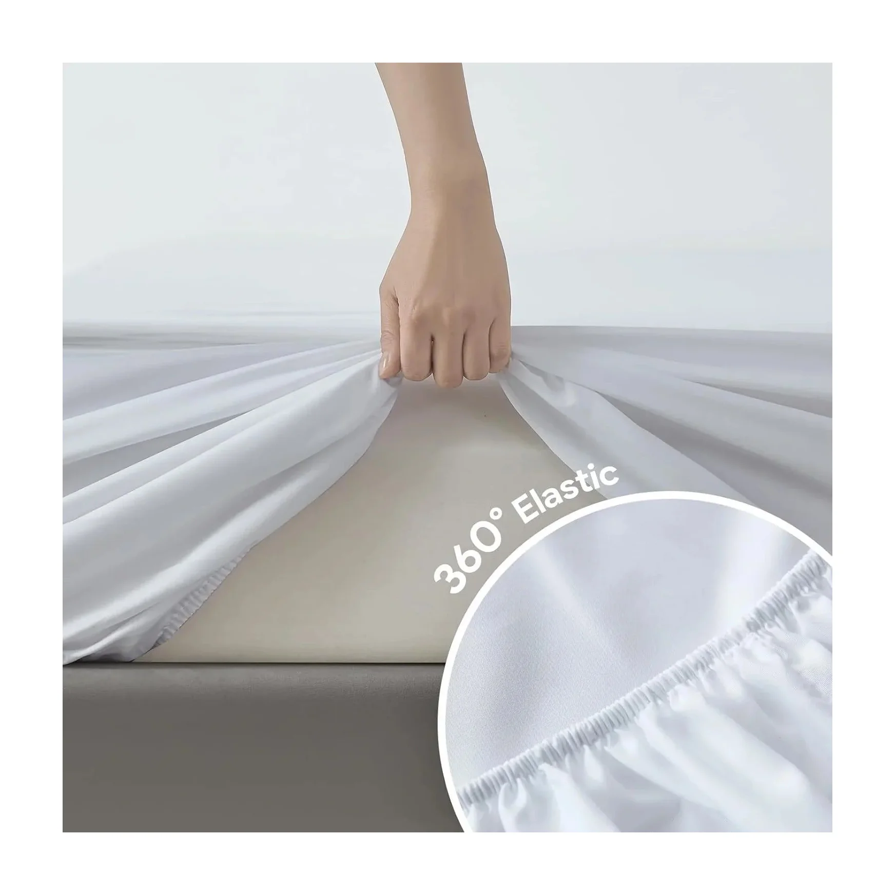 Welspun White Fitted Sheets in Kenya - Pack of 6 Twin