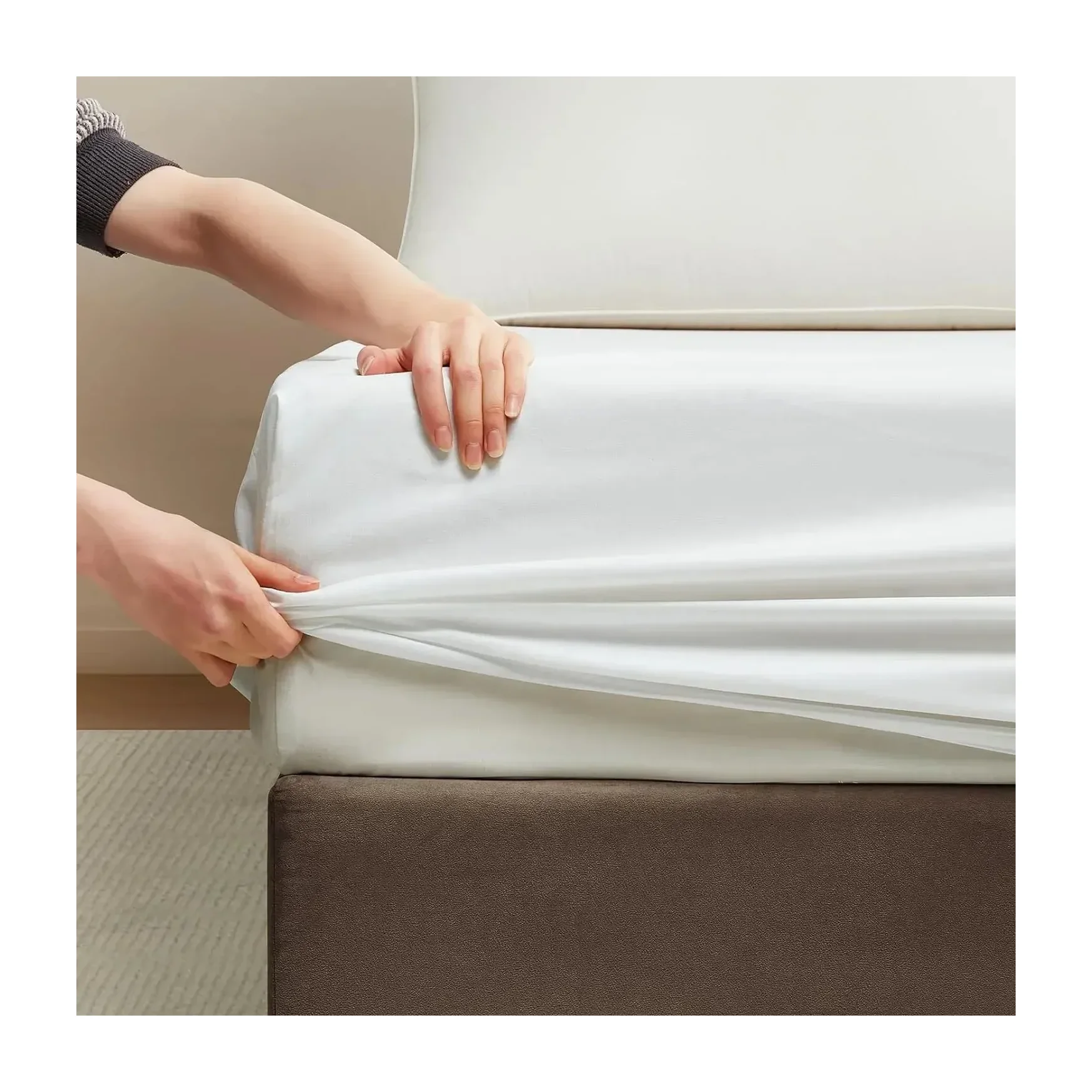 Welspun White Fitted Sheets in Kenya - Pack of 6 Twin