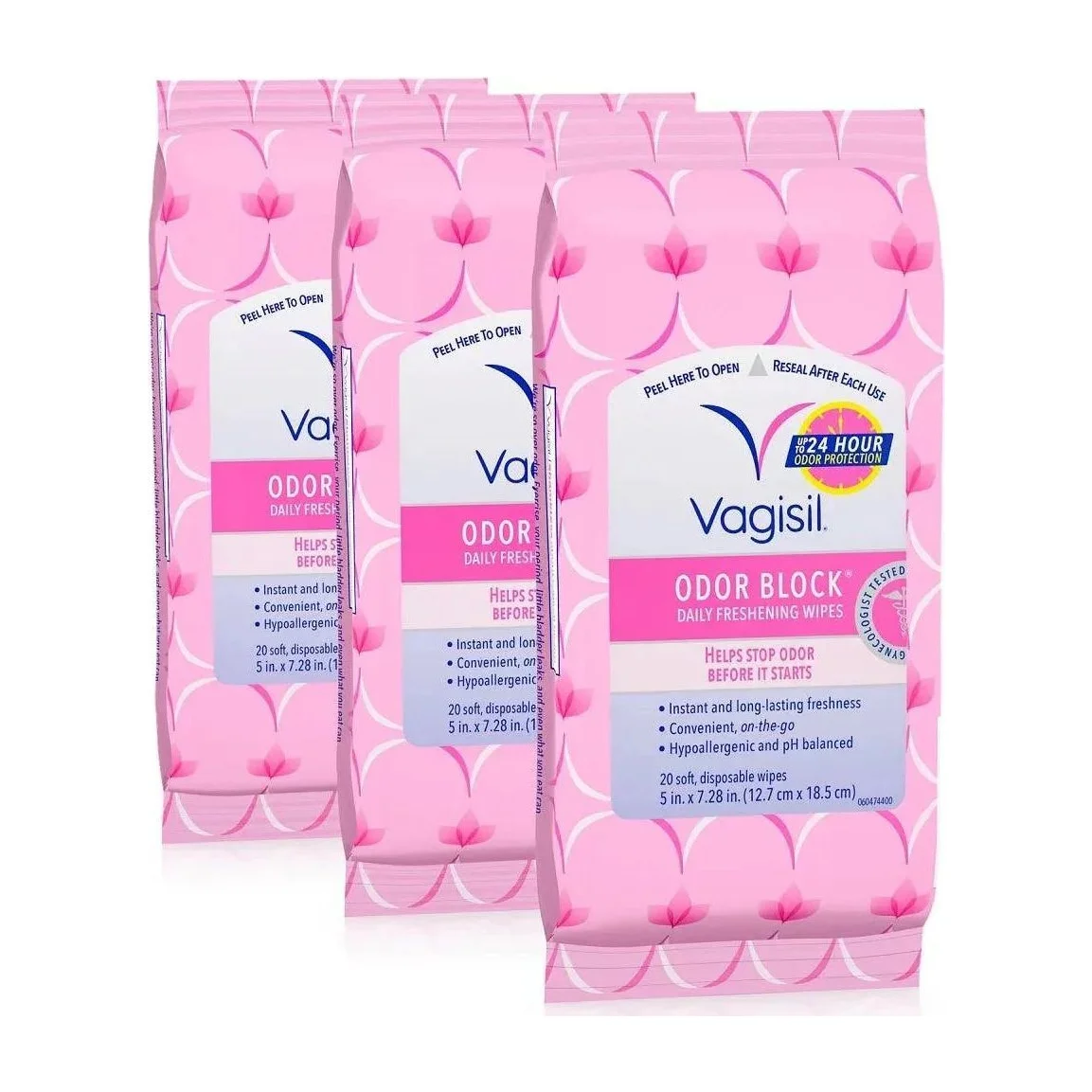 Vagisil Odor Block Daily Freshening Wipes