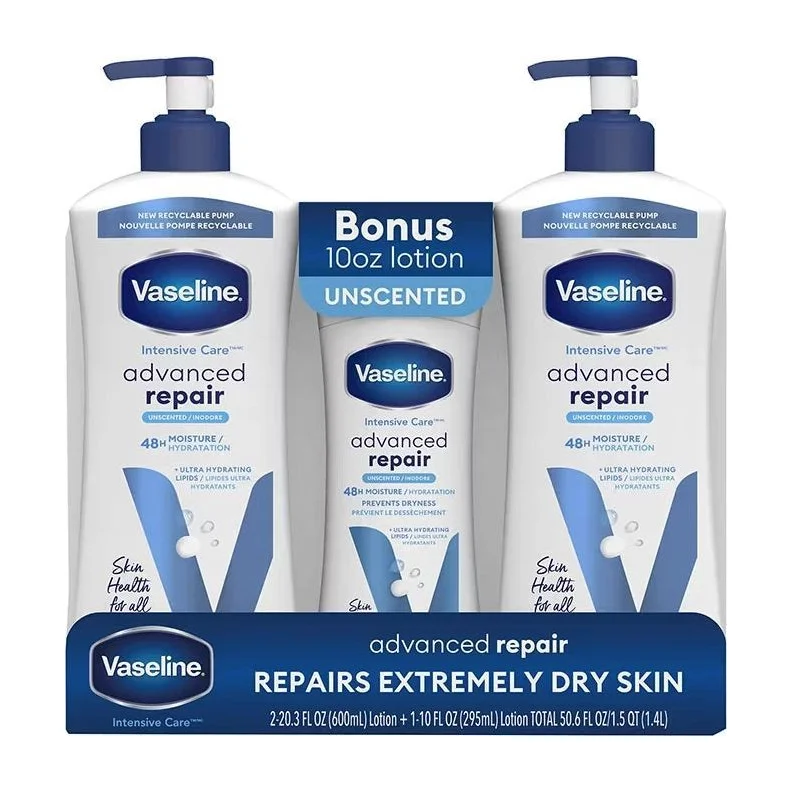 Vaseline Intensive Care Advanced Repair Unscented Body Lotion