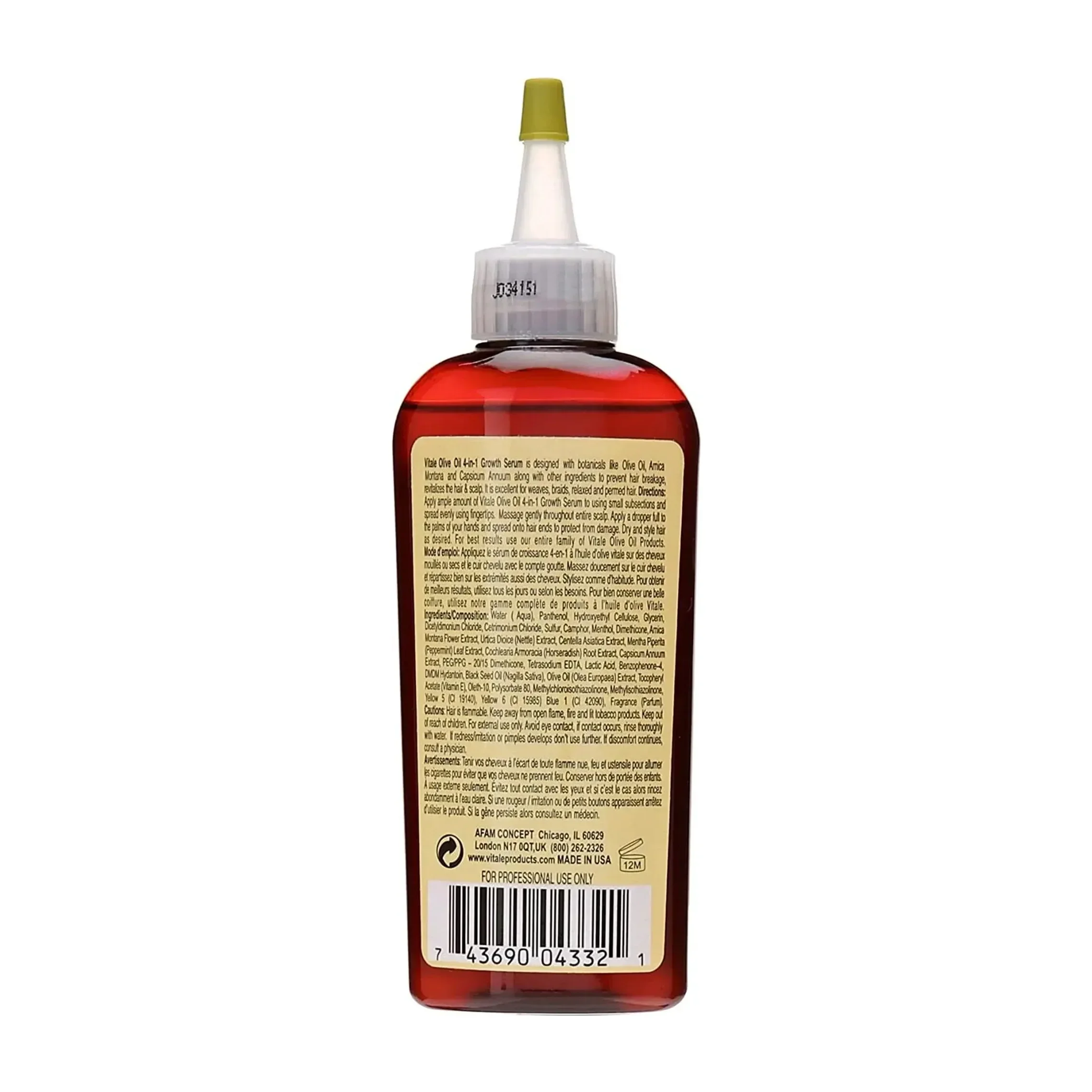 Vitale Olive Oil 4 in 1 Growth Serum in Kenya