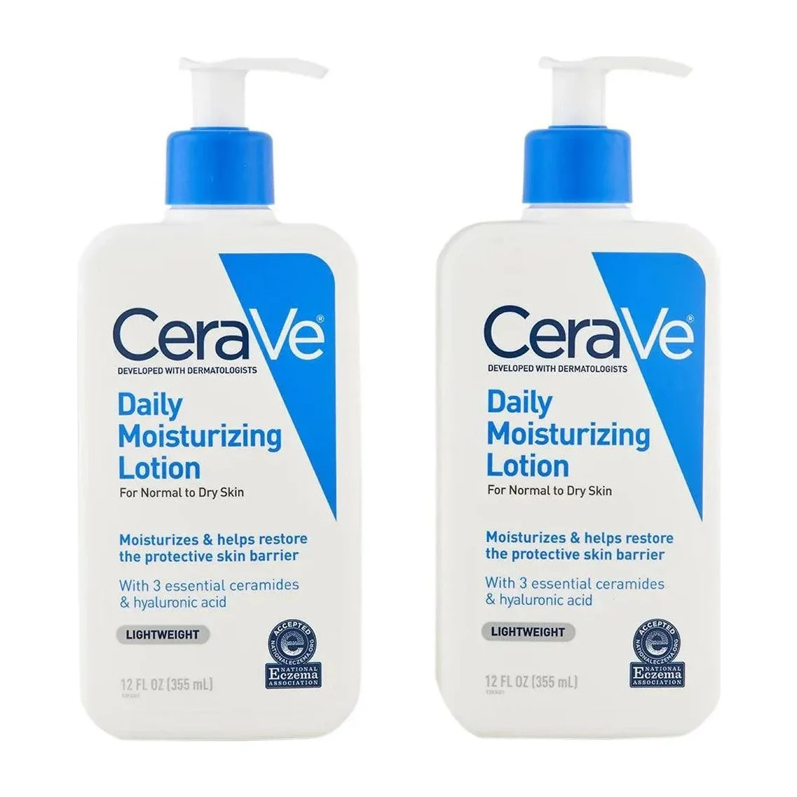 CeraVe Daily Moisturizing Lotion 355ml (2-Pack)
