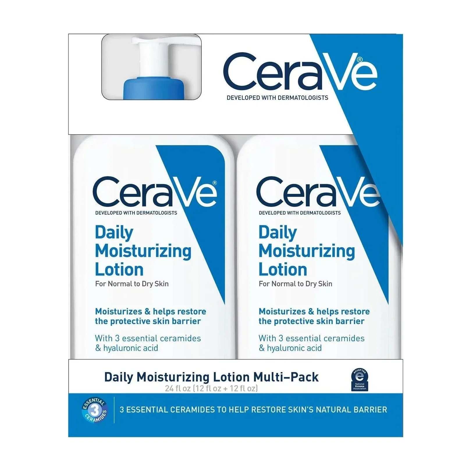 CeraVe Daily Moisturizing Lotion 355ml (2-Pack)