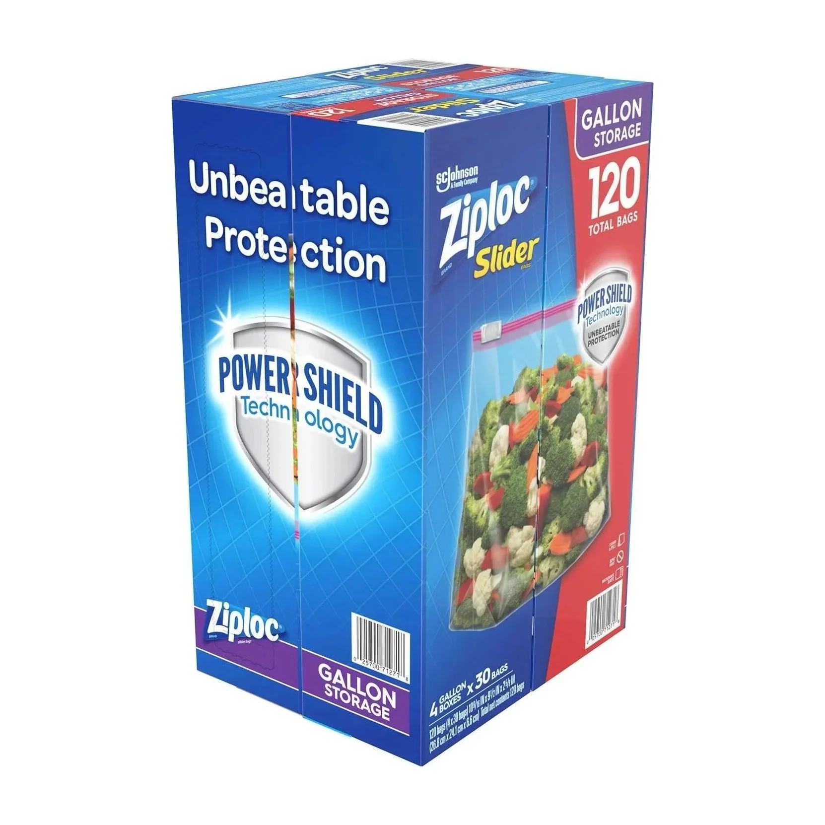 Storage Bags in Kenya - Ziploc Slider Gallon, 120 Count