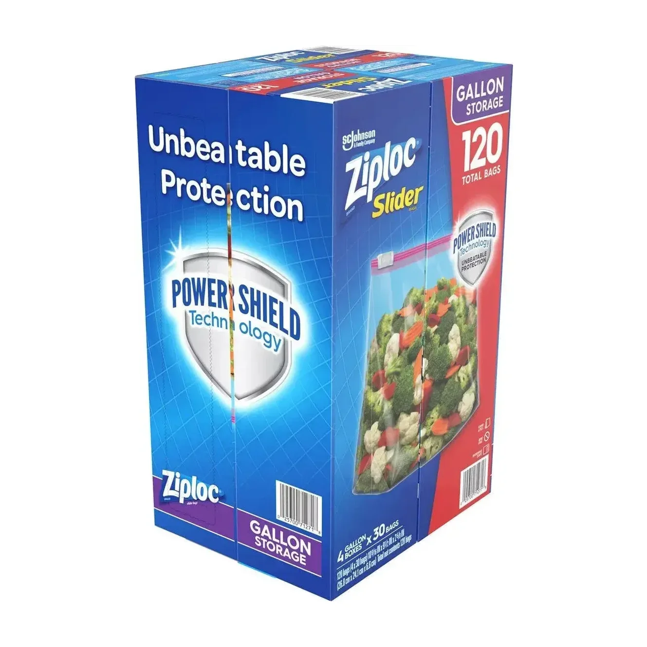 Storage Bags in Kenya - Ziploc Slider Gallon, 120 Count