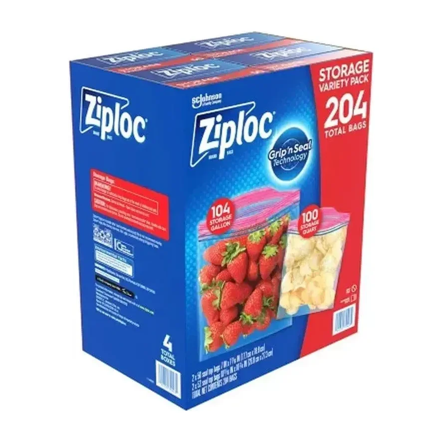 Ziploc Gallon and Quart Storage Bags in Kenya - 204 ct
