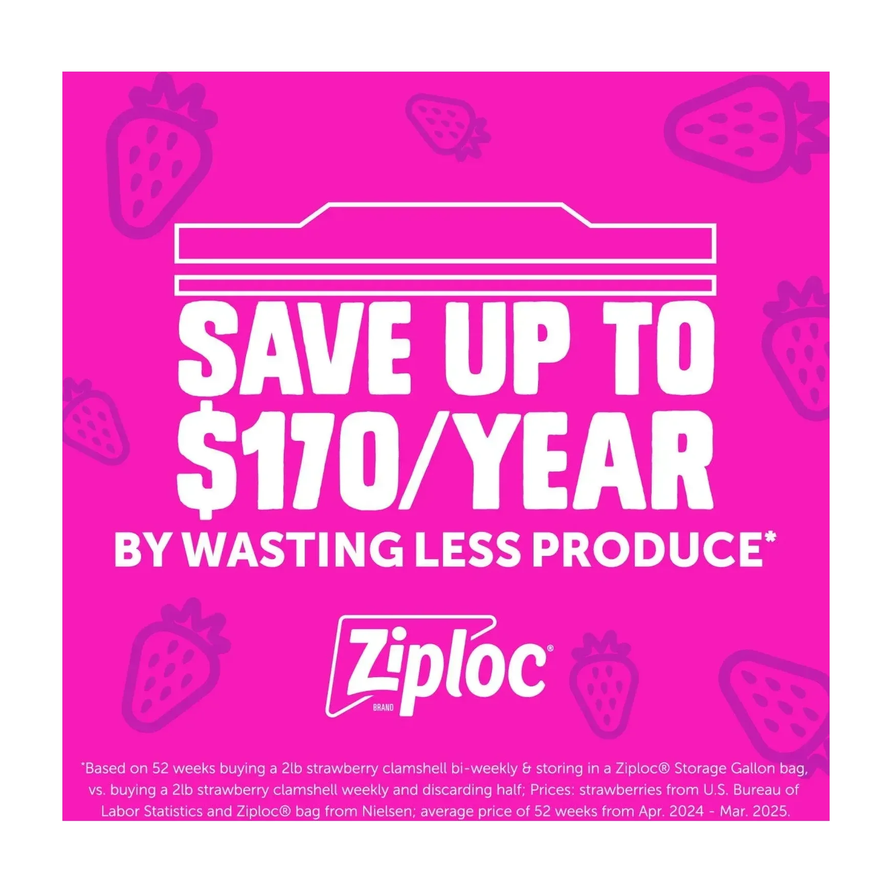 Ziploc Seal Top Quart Freezer Bags, 216 Count