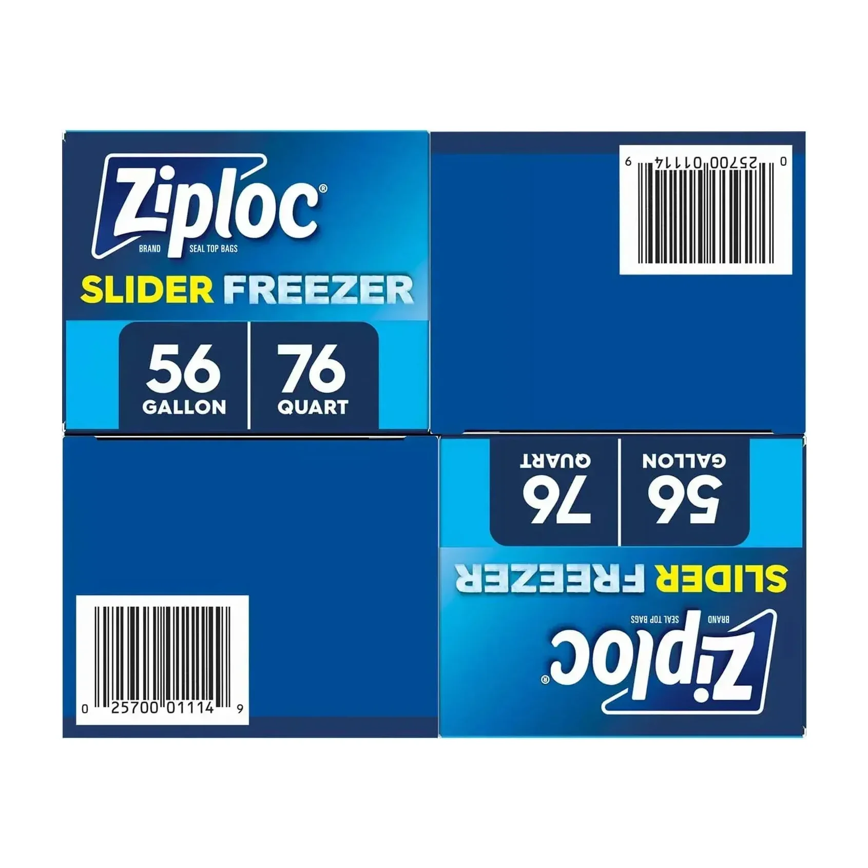 Ziploc Slider Freezer Bags Variety Pack in Kenya - 132 ct