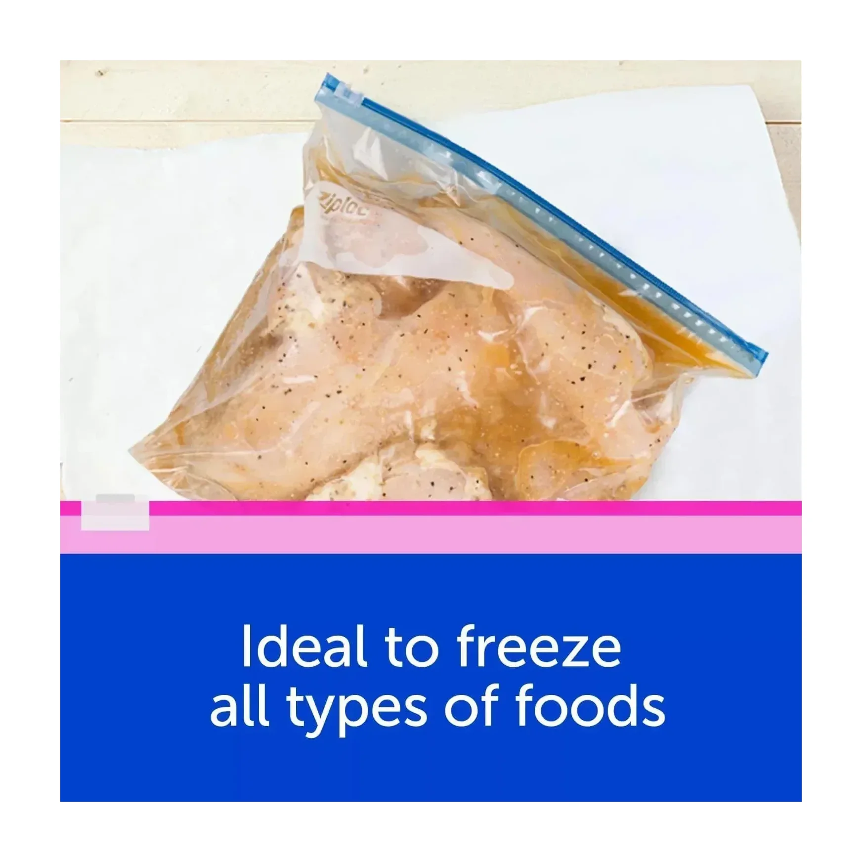 Ziploc Slider Freezer Bags Variety Pack in Kenya - 132 ct