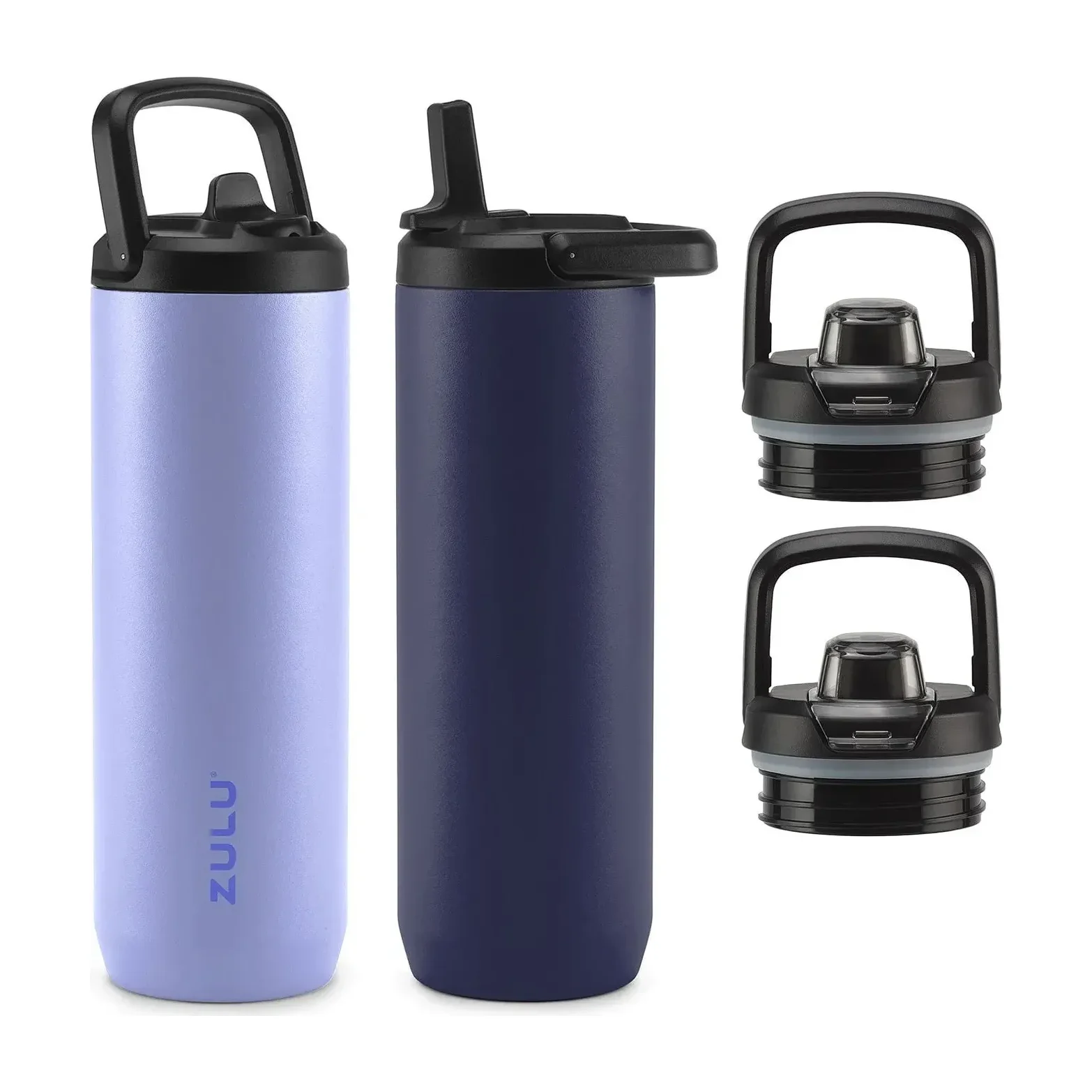 Zulu Base Stainless Steel Water Bottle  (2 Pack)