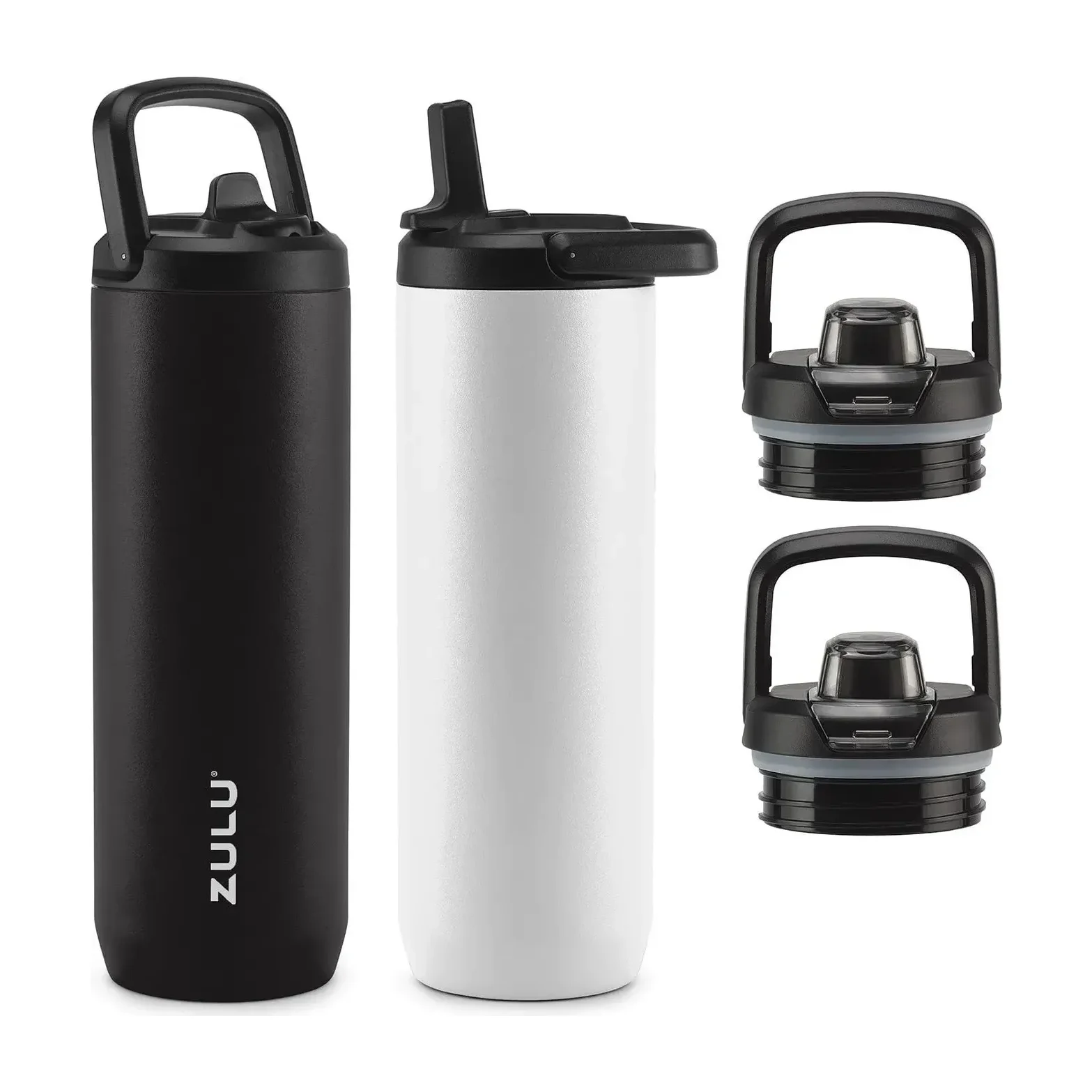 Zulu Base Stainless Steel Water Bottle  (2 Pack)