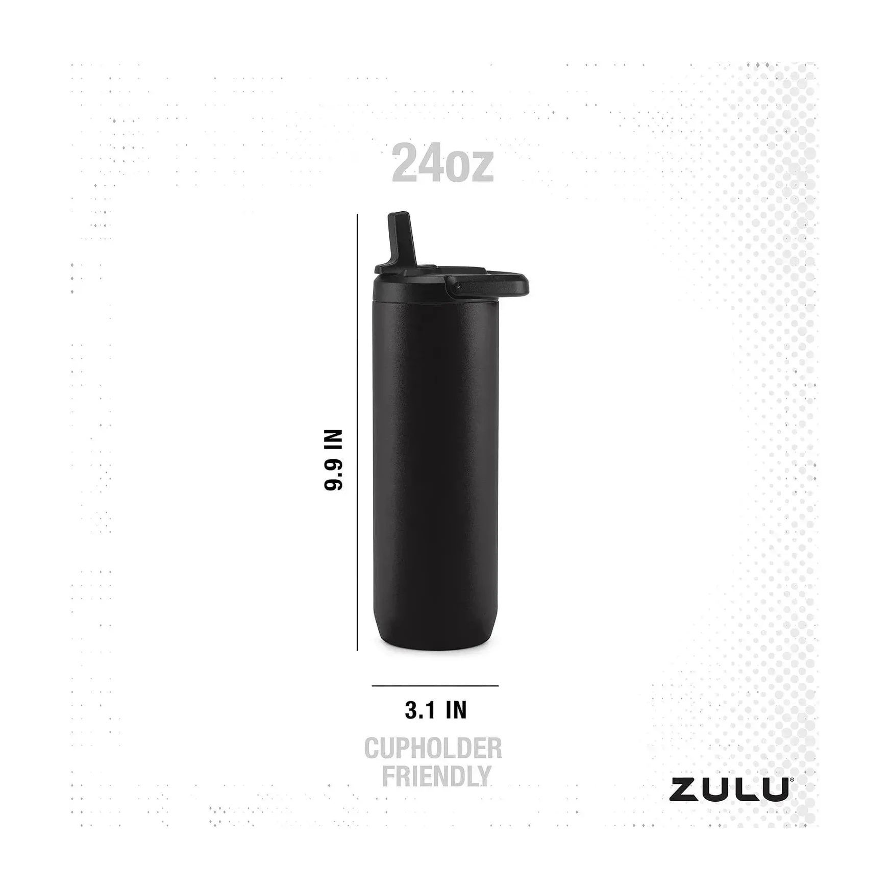 Zulu Base Stainless Steel Water Bottle  (2 Pack)